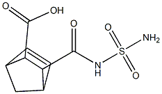 3-{[(aminosulfonyl)amino]carbonyl}bicyclo[2.2.1]hept-5-ene-2-carboxylic acid 结构式