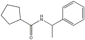 N-(1-phenylethyl)cyclopentanecarboxamide 结构式