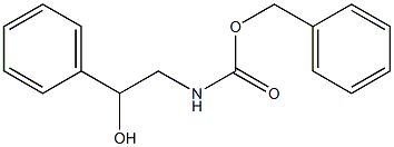 benzyl 2-hydroxy-2-phenylethylcarbamate 结构式