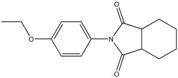 2-(4-ethoxyphenyl)hexahydro-1H-isoindole-1,3(2H)-dione 结构式