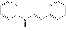 phenyl 2-phenylvinyl sulfoxide 结构式