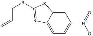 2-(allylsulfanyl)-6-nitro-1,3-benzothiazole 结构式