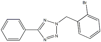 2-(2-bromobenzyl)-5-phenyl-2H-tetraazole 结构式