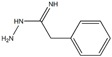 2-phenylethanimidohydrazide 结构式