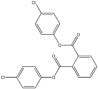 bis(4-chlorophenyl) phthalate 结构式