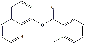 8-quinolinyl 2-iodobenzoate 结构式