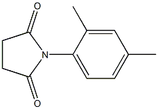 1-(2,4-dimethylphenyl)-2,5-pyrrolidinedione 结构式