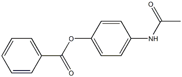 4-(acetylamino)phenyl benzoate 结构式