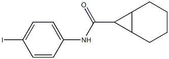 N-(4-iodophenyl)bicyclo[4.1.0]heptane-7-carboxamide 结构式