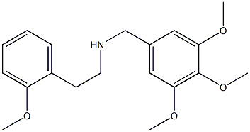 2-(2-methoxyphenyl)-N-(3,4,5-trimethoxybenzyl)ethanamine 结构式