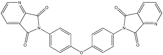 6-{4-[4-(5,7-dioxo-5,7-dihydro-6H-pyrrolo[3,4-b]pyridin-6-yl)phenoxy]phenyl}-5H-pyrrolo[3,4-b]pyridine-5,7(6H)-dione 结构式