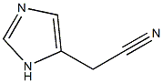 1H-imidazol-5-ylacetonitrile 结构式