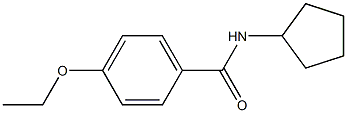N-cyclopentyl-4-ethoxybenzamide 结构式