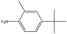 4-tert-butyl-2-methylaniline 结构式