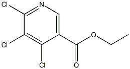 ethyl 4,5,6-trichloronicotinate 结构式