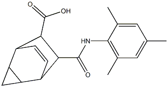 7-[(mesitylamino)carbonyl]tricyclo[3.2.2.0~2,4~]non-8-ene-6-carboxylic acid 结构式