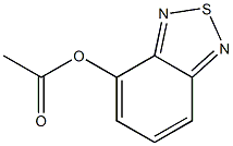 4-(acetyloxy)-2,1,3-benzothiadiazole 结构式