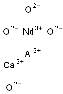 铝酸钕钙 结构式