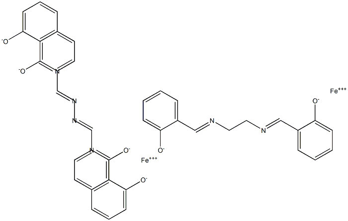 二水杨醛缩乙二胺铁 结构式