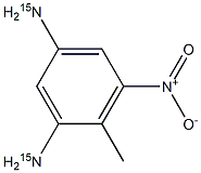 2,4-Diamino-15N2-6-nitrotoluene 结构式