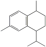 1,6-dimethyl-4-propan-2-yl-tetralin 结构式