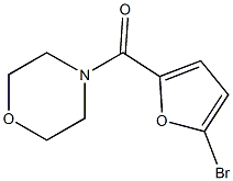 (5-bromo-2-furyl)(4-morpholinyl)methanone 结构式