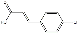 (E)-3-(4-chlorophenyl)-2-propenoic acid 结构式