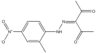 2,3,4-pentanetrione 3-[N-(2-methyl-4-nitrophenyl)hydrazone] 结构式