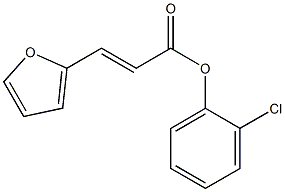 2-chlorophenyl (E)-3-(2-furyl)-2-propenoate 结构式
