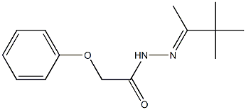 2-phenoxy-N'-[(E)-1,2,2-trimethylpropylidene]acetohydrazide 结构式