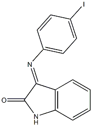 3-[(4-iodophenyl)imino]-1H-indol-2-one 结构式