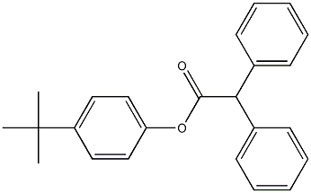 4-(tert-butyl)phenyl 2,2-diphenylacetate 结构式