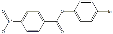 4-bromophenyl 4-nitrobenzoate 结构式