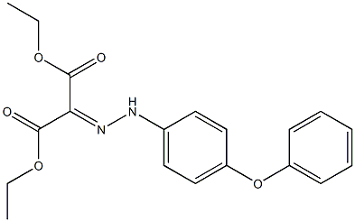 diethyl 2-[2-(4-phenoxyphenyl)hydrazono]malonate 结构式