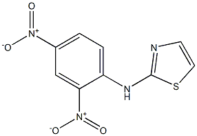 N-(2,4-dinitrophenyl)-N-(1,3-thiazol-2-yl)amine 结构式