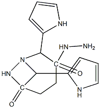 N'~1~,N'~4~-bis[(E)-1H-pyrrol-2-ylmethylidene]succinohydrazide 结构式