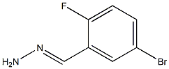 5-bromo-2-fluorobenzenecarbaldehyde hydrazone 结构式