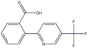 2-[5-(trifluoromethyl)-2-pyridinyl]benzenecarboxylic acid 结构式