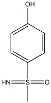 S-methyl-S-(4-hydroxyphenyl)  sulfoximine ,95% 结构式