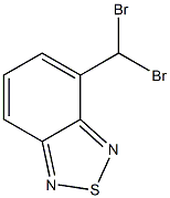 4-(二溴甲基)-2,1,3-苯并噻重氮 结构式
