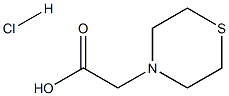 thiomorpholin-4-ylacetic acid hydrochloride 结构式
