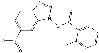 2-Methylbenzoic acid 6-nitro-1H-benzotriazol-1-yl ester 结构式
