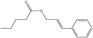 Pentanoic acid cinnamyl ester 结构式