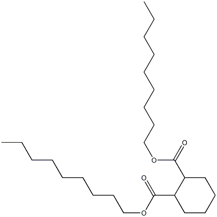 1,2-Cyclohexanedicarboxylic acid dinonyl ester 结构式