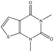 1,3-Dimethylthieno[2,3-d]pyrimidine-2,4(1H,3H)-dione 结构式