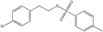 4-Methylbenzenesulfonic acid 4-chlorophenethyl ester 结构式