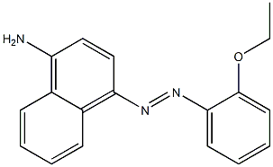 4-(2-Ethoxyphenylazo)-1-naphthalenamine 结构式