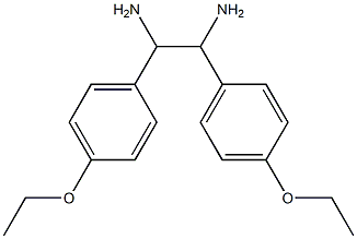 1,2-Bis(4-ethoxyphenyl)ethane-1,2-diamine 结构式