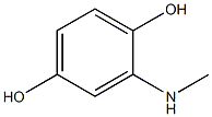 2-(Methylamino)-1,4-benzenediol 结构式