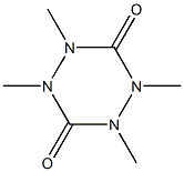 1,2,4,5-Tetrahydro-1,2,4,5-tetramethyl-1,2,4,5-tetrazine-3,6-dione 结构式